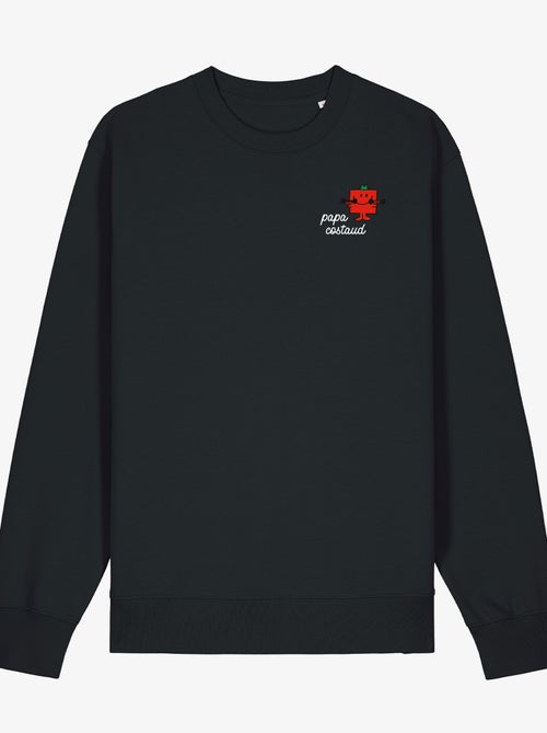 Sweat Homme - PAPA COSTAUD COEUR - Kiabi