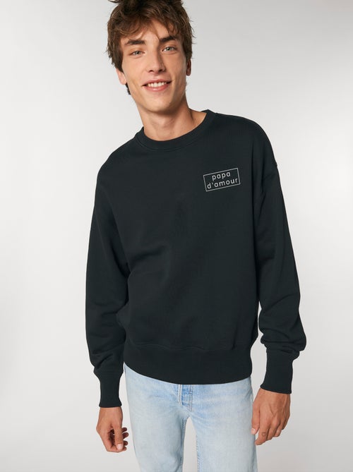 Sweat Homme - PAPA D AMOUR CADRE - Kiabi