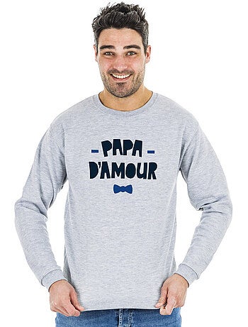 Sweat homme - papa d'amour - noël