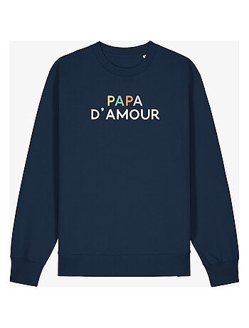 Sweat homme - papa d'amour coloré - noël