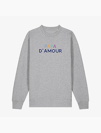 Sweat Homme - PAPA D'AMOUR COLORÉ