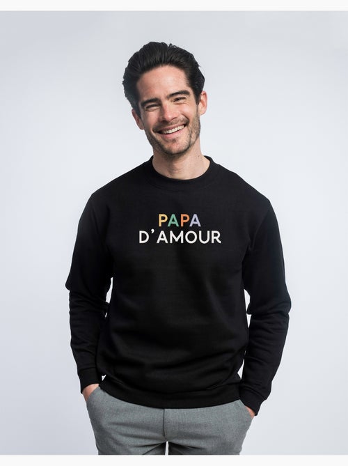 Sweat Homme - PAPA D'AMOUR COLORÉ - Kiabi