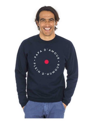 Sweat Homme - PAPA D'AMOUR PLEINS D'HUMOUR