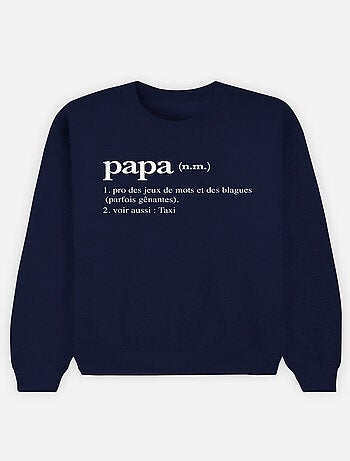 Sweat homme - papa definition 2 - noël
