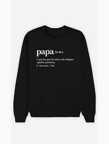 Sweat homme - papa definition 2 - noël