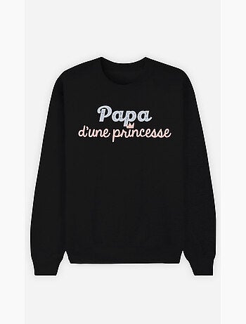 Sweat homme - papa d'une princesse - noël