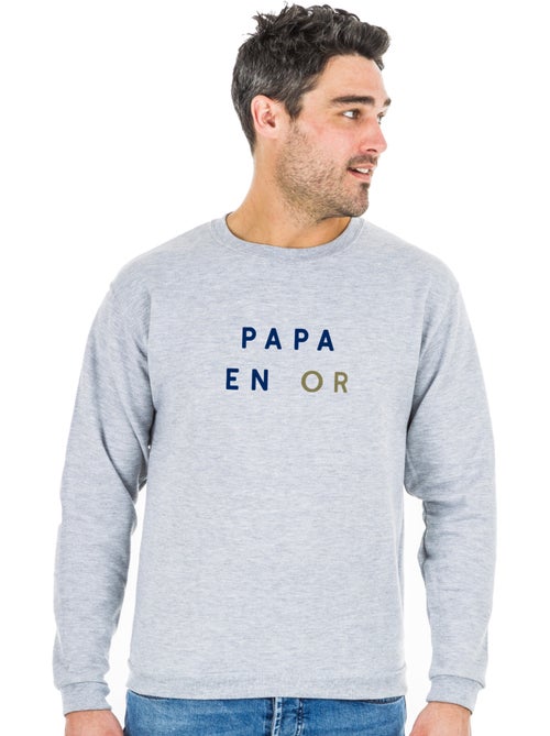Sweat Homme - PAPA EN OR 2 WAF - Kiabi