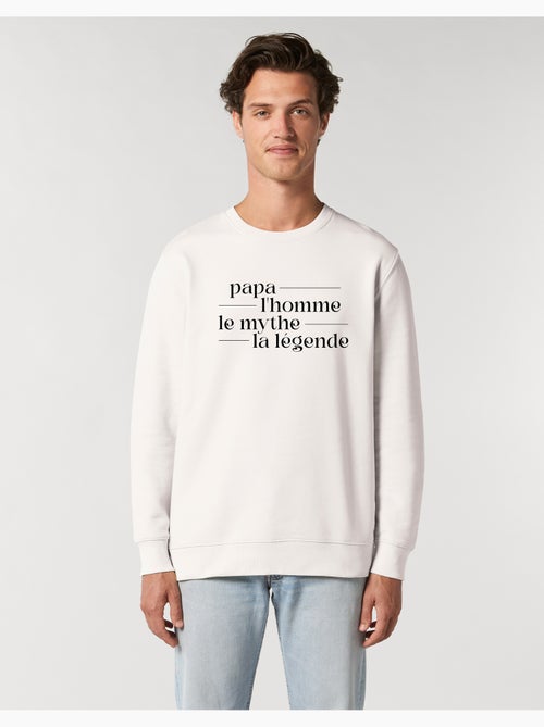 Sweat Homme - PAPA MYTHE LEGENDE - Kiabi