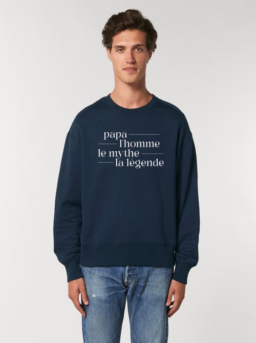 Sweat Homme - PAPA MYTHE LEGENDE - Kiabi