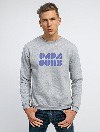 Sweat homme - papa ours 3 - noël