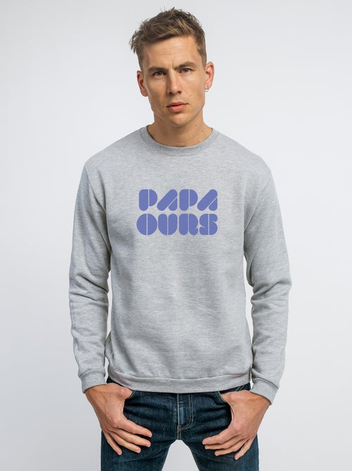 Sweat Homme - PAPA OURS 3 - Kiabi