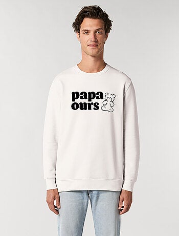 Sweat homme - papa ours 4 waf - noël