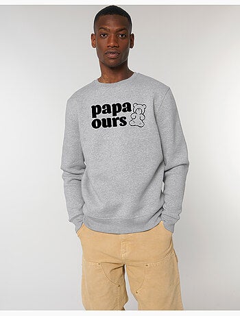 Sweat homme - papa ours 4 waf - noël