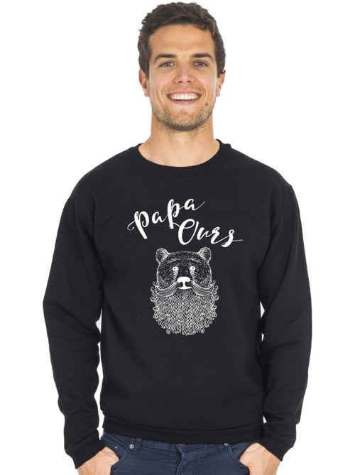 Sweat Homme - PAPA OURS - Kiabi