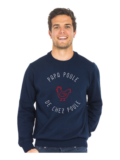 Sweat Homme - PAPA POULE DE CHEZ POULE - Kiabi