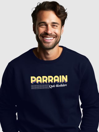 Sweat Homme - PARRAIN QUI DÉCHIRE 3