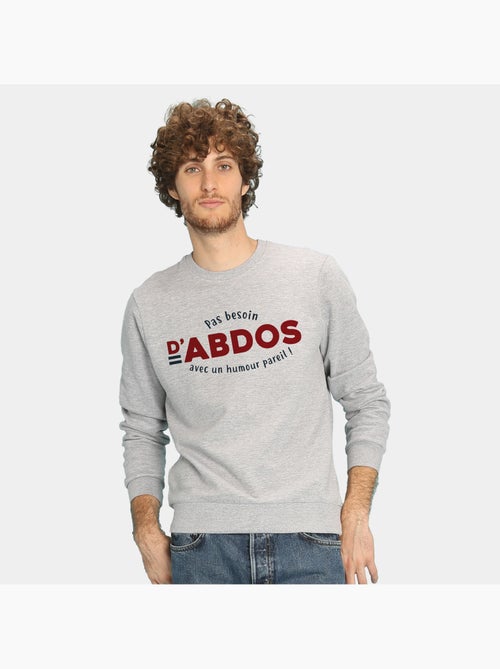 Sweat Homme - PAS BESOIN D'ABDOS - Kiabi