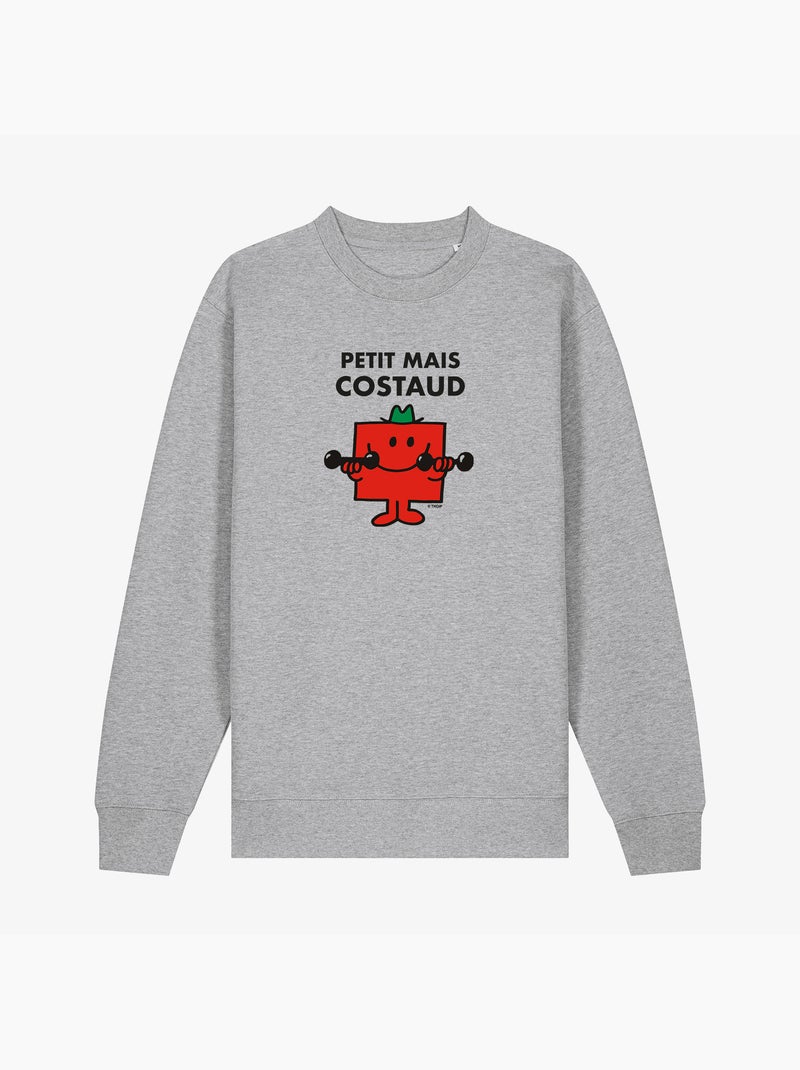 Sweat Homme - PETIT MAIS COSTAUD Gris chiné - Kiabi