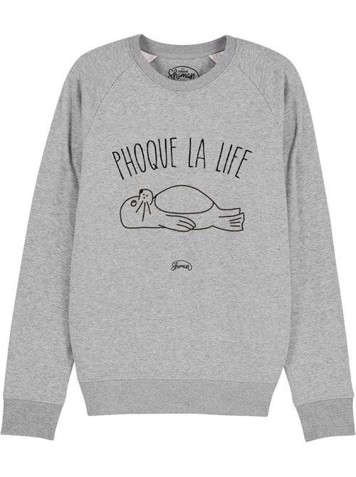 Sweat Homme - PHOQUE LA LIFE - Kiabi