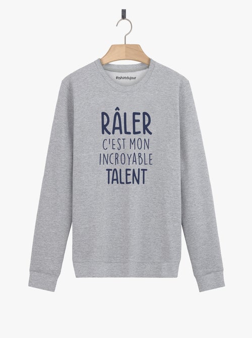 Sweat Homme - RALER C'EST MON INCROYABLE TALENT - Kiabi