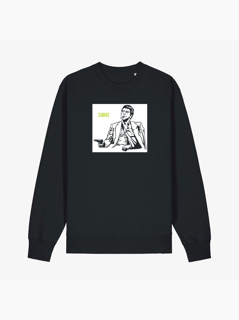 Sweat Homme - SCARFACE 4 Noir - Kiabi