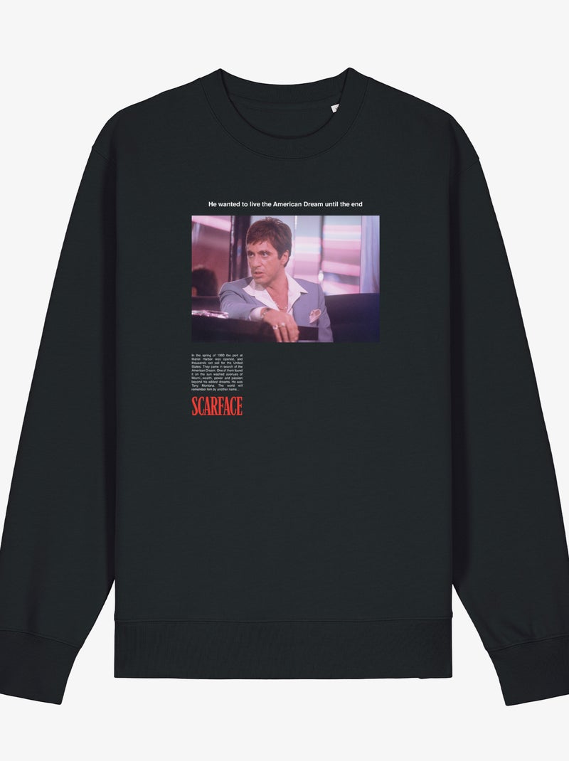 Sweat Homme - SCARFACE 5 Noir - Kiabi
