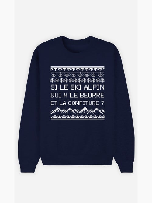 Sweat Homme - SI LE SKI ALPIN - Kiabi