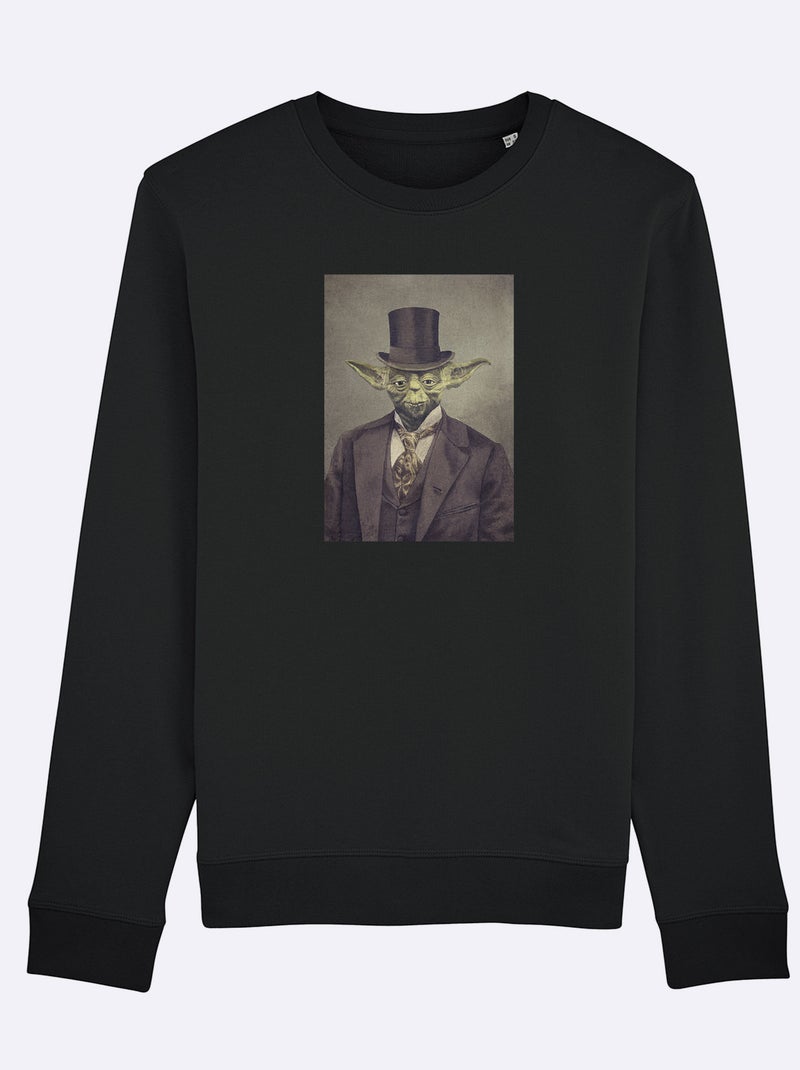 Sweat Homme - SIR YODA Noir - Kiabi