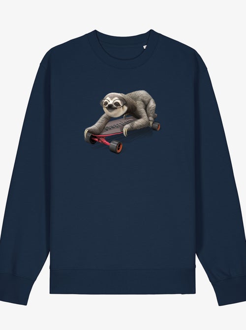 Sweat Homme - SKATEBOARD SLOTH - Kiabi