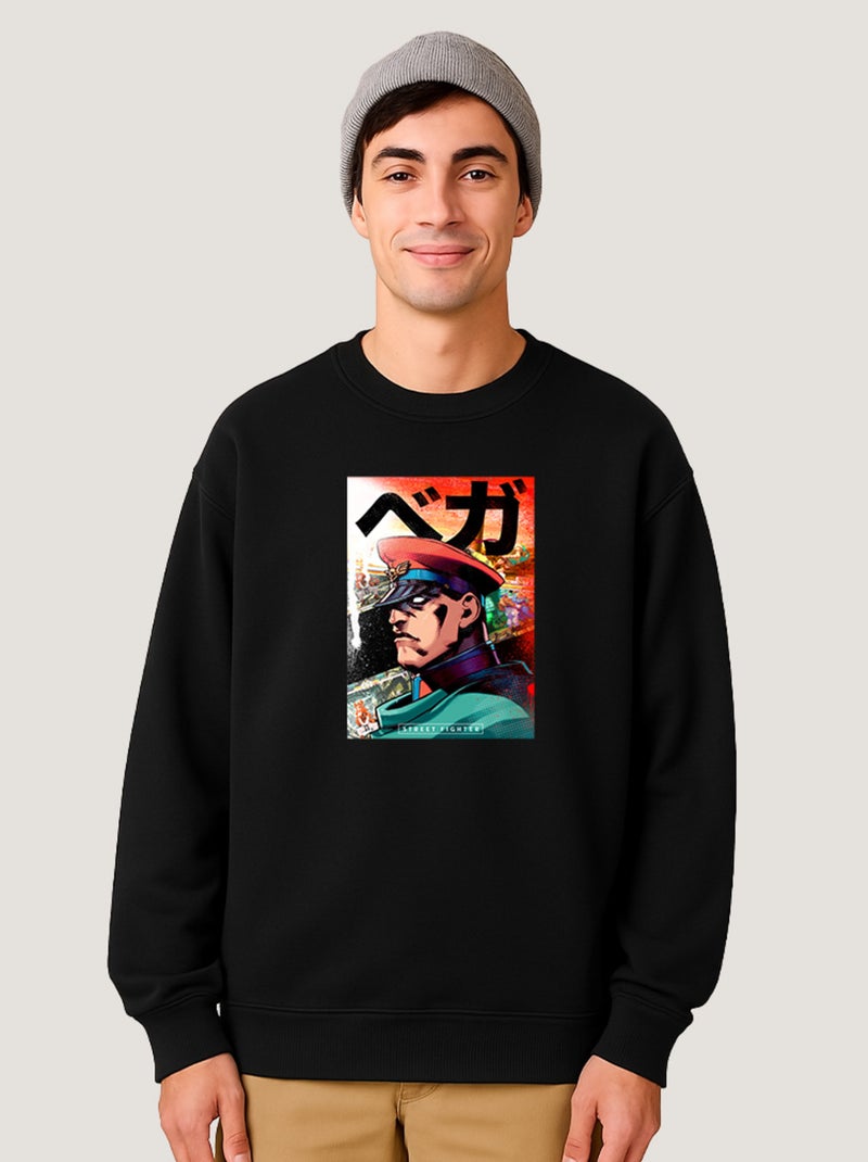 Sweat Homme - STREET FIGHTER 2 Noir - Kiabi