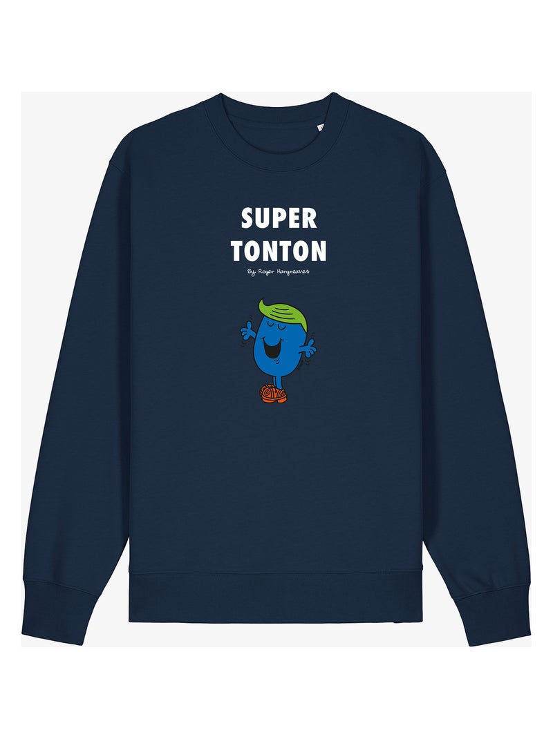 Sweat Homme - SUPER TONTON 3 Bleu marine - Kiabi