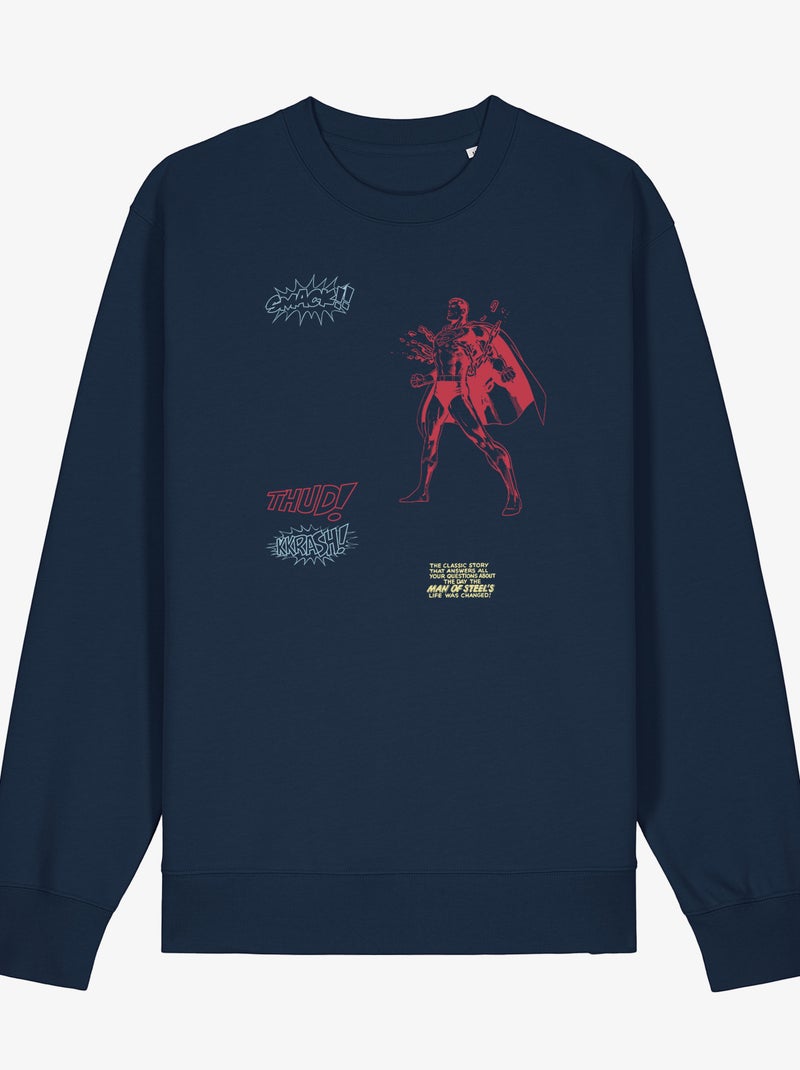 Sweat Homme - SUPERMAN 3 Bleu marine - Kiabi