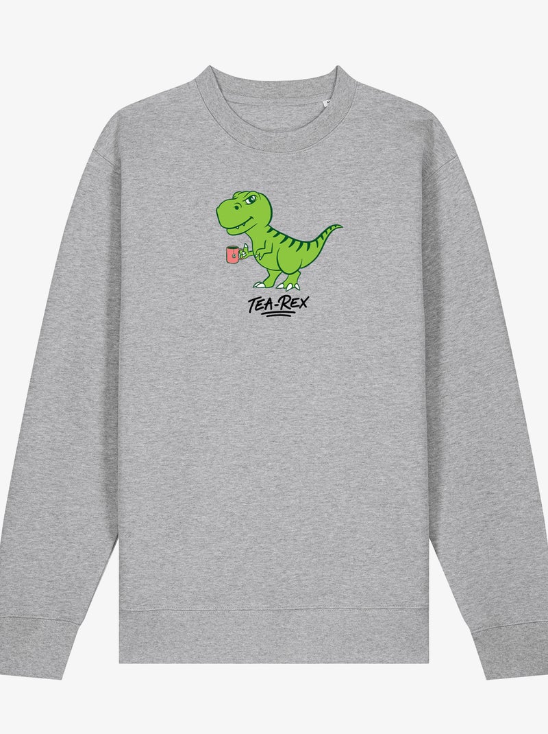 Sweat Homme - TEA REX Gris chiné - Kiabi