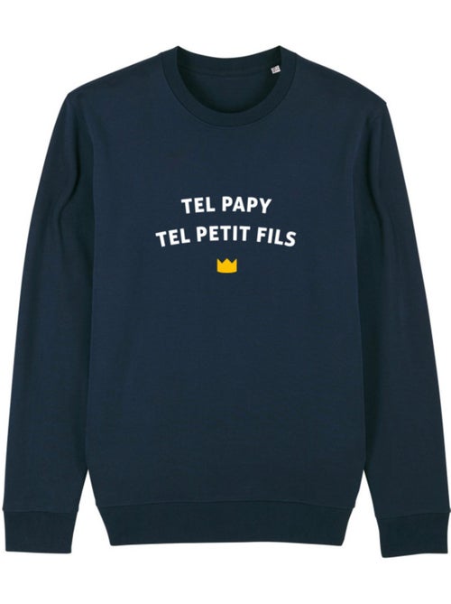 Sweat Homme - TEL PAPY TEL PETIT FILS WAF - Kiabi