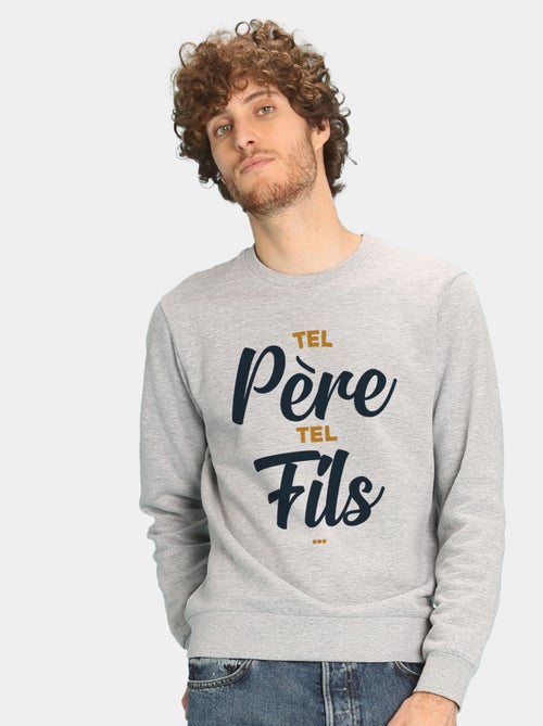 Sweat Homme - TEL PERE TEL FILS - Kiabi