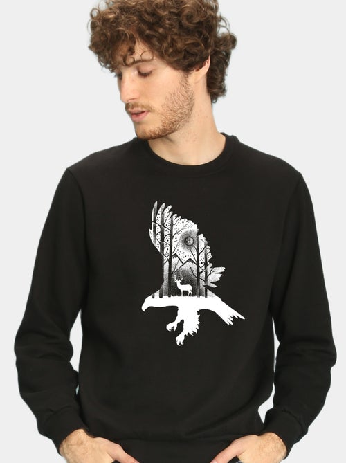 Sweat Homme - THE EAGLE AND THE DEER - Kiabi