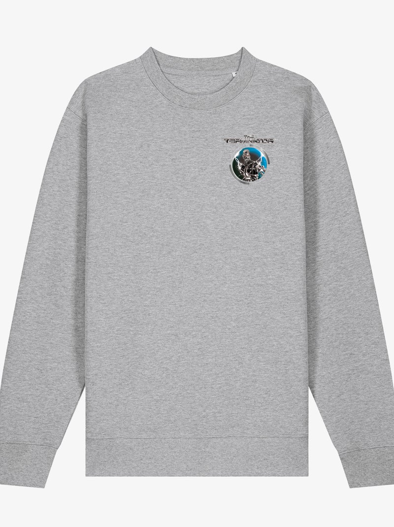 Sweat Homme - THE TERMINATOR LOGO COEUR Gris chiné - Kiabi