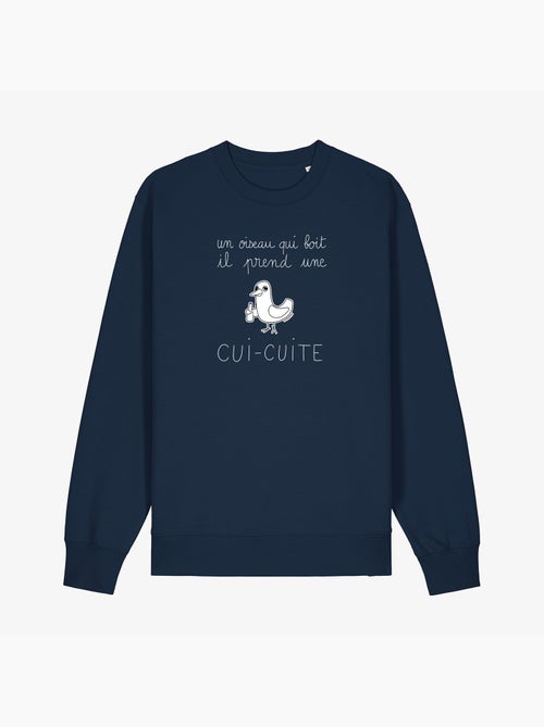 Sweat Homme - UN OISEAU QUI BOIT IL PREND UNE CUI-CUITE - Kiabi