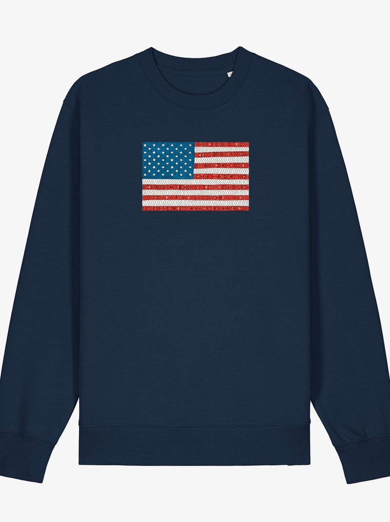 Sweat Homme - USA Bleu marine - Kiabi