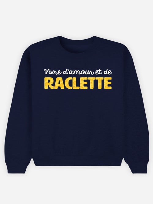 Sweat Homme - VIVRE D'AMOUR ET DE RACLETTE - Kiabi