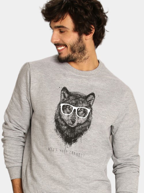 Sweat Homme - WHOS YOUR GRANNY - Kiabi