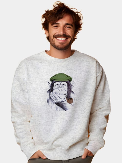 Sweat Homme - WISE MR CHIMP - Kiabi