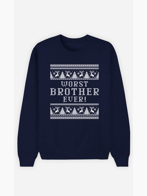 Sweat Homme - WORST BROTHER EVER - Kiabi