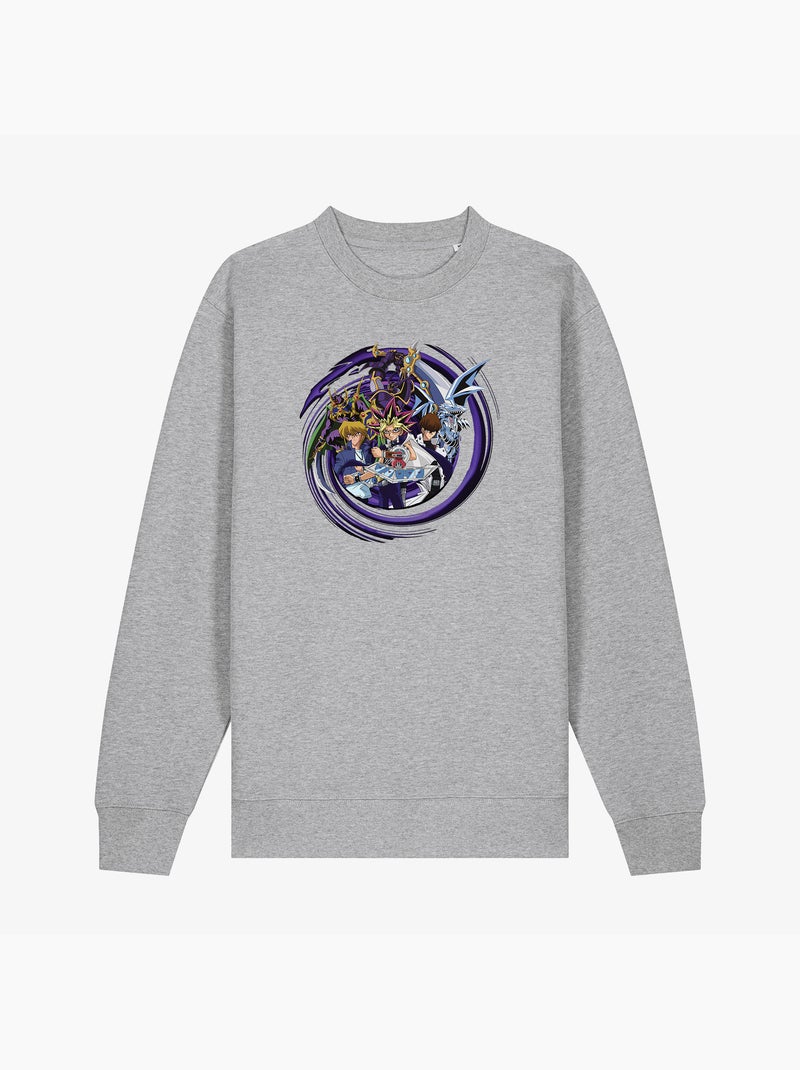 Sweat Homme - YU GI OH 3 Gris chiné - Kiabi