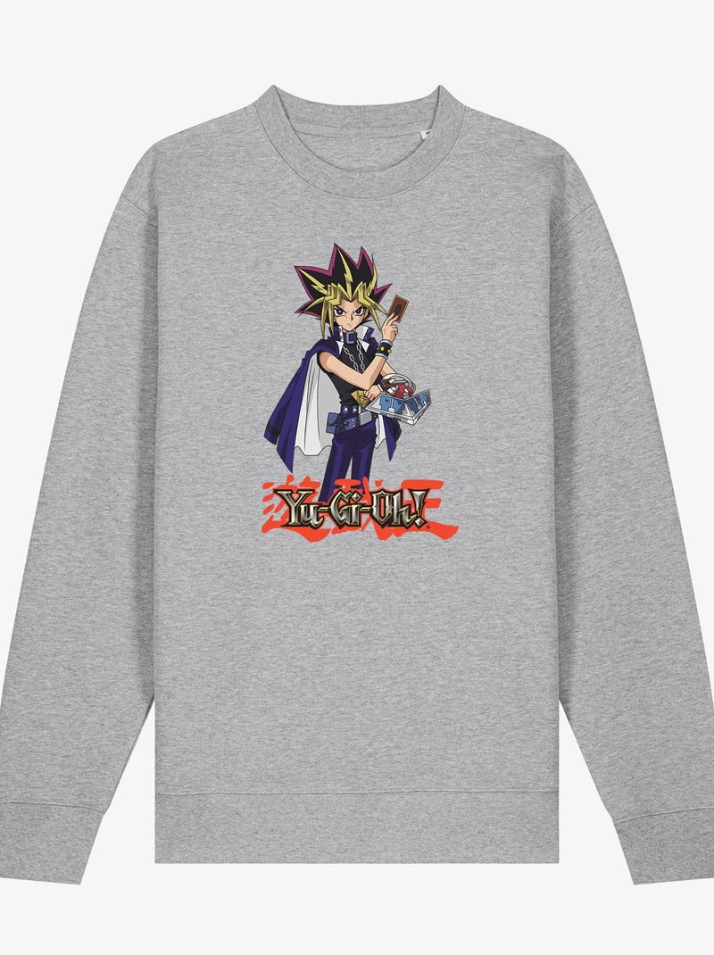 Sweat Homme - YU GI OH 4 Gris chiné - Kiabi