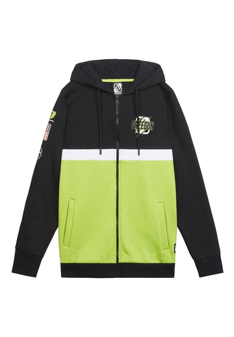 Nike Sweat à Capuche NSW Tech Fleece 24 Coupe-Vent - Vert/Noir Femme
