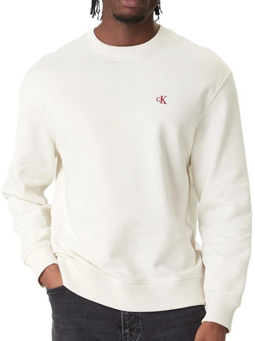Sweat  Homme Calvin Klein 350terry Monog - Kiabi