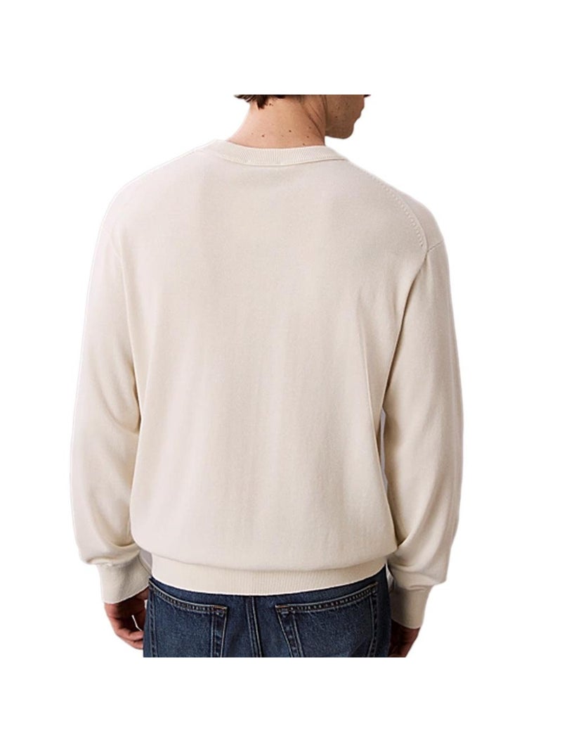 Sweat Homme Calvin Klein Jeans Beige - Kiabi