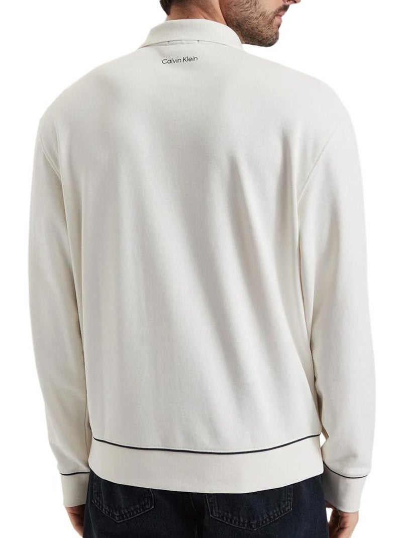 Sweat homme calvin klein jeans Blanc - Kiabi