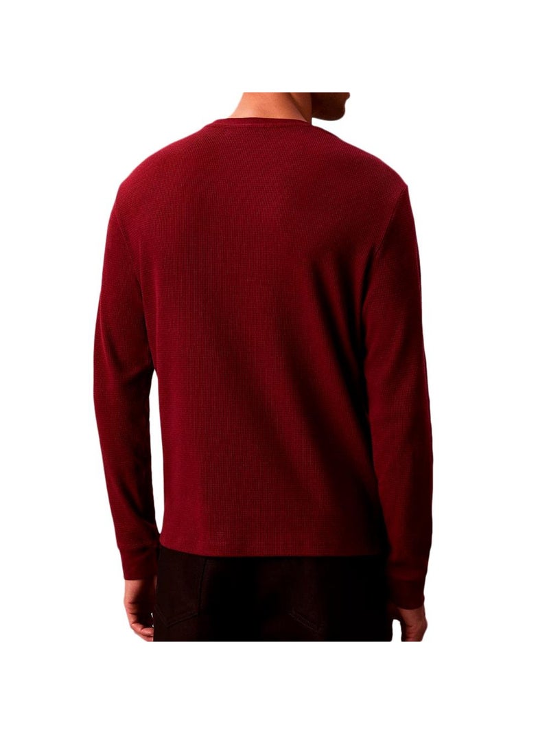 Sweat Homme Calvin Klein Jeans Bordeaux - Kiabi